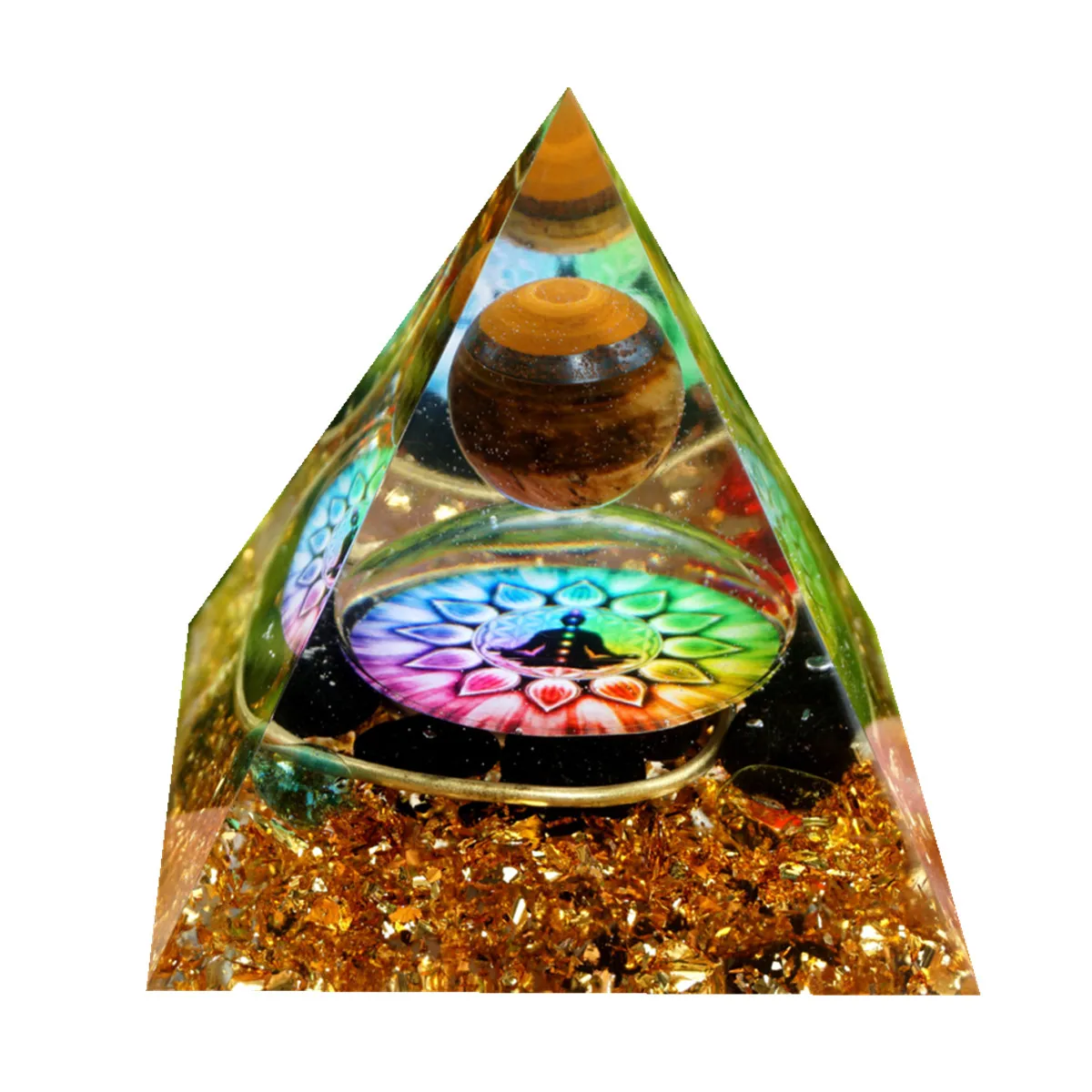 Tiger Eye Crystal Sphere Orgone Pyramid Chakra Obsidian Stone Reiki Energy Healing Orgonite Pyramide EMF Protection Tool
Tiger Eye Crystal Sphere Orgone Pyramid Chakra Obsidian Stone Reiki Energy Healing Orgonite Pyramide EMF Protection Tool