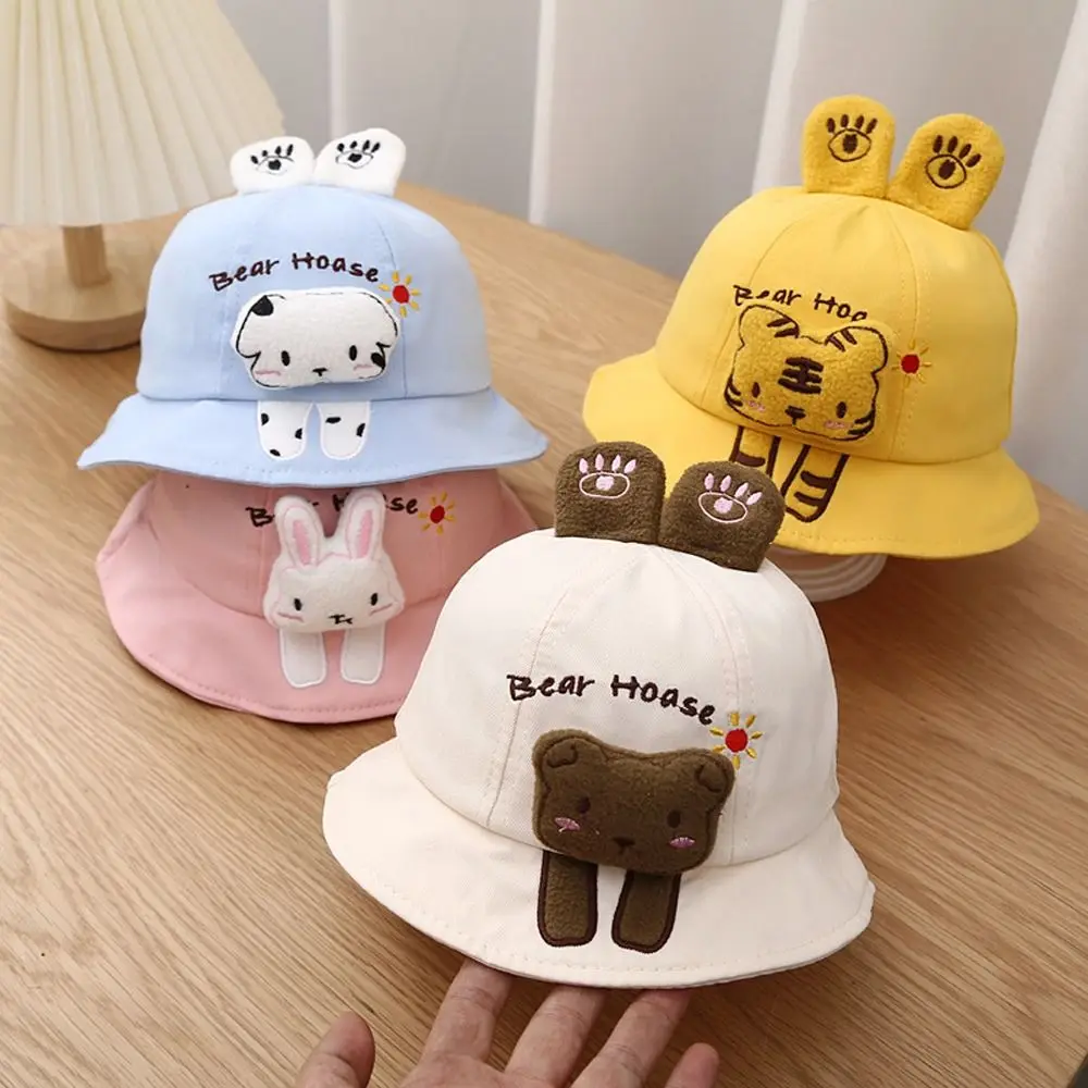 Korean Style Baby Girls Bucket Hat Cartoon Animal Fisherman Hat Children Sun Hat Outdoor UV Protection Hat Kids Sunshade Cap
Korean Style Baby Girls Bucket Hat Cartoon Animal Fisherman Hat Children Sun Hat Outdoor UV Protection Hat Kids Sunshade Cap