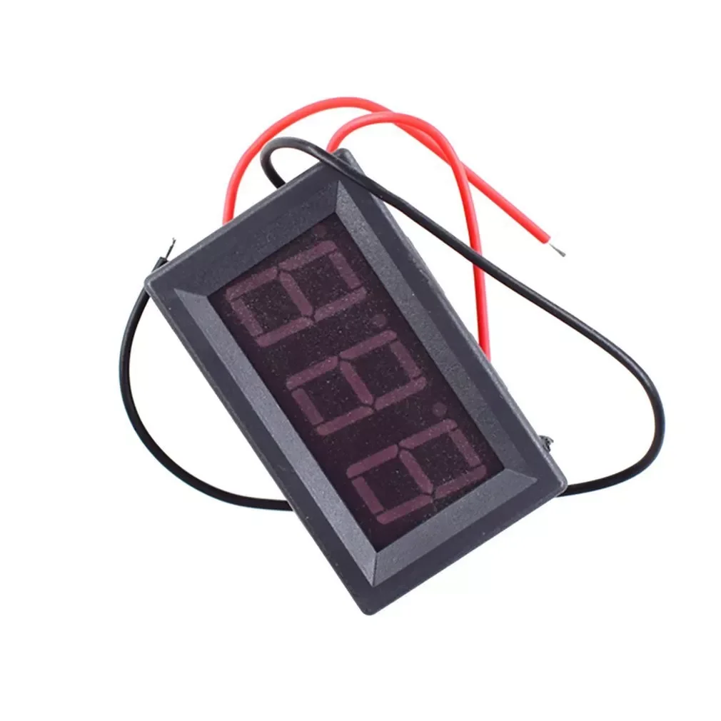 LED Display Digital Voltmeter Panel Volt Voltage Meter Tester Reverse connection protection 12V For Car motorcycle Hot
LED Display Digital Voltmeter Panel Volt Voltage Meter Tester Reverse connection protection 12V For Car motorcycle Hot