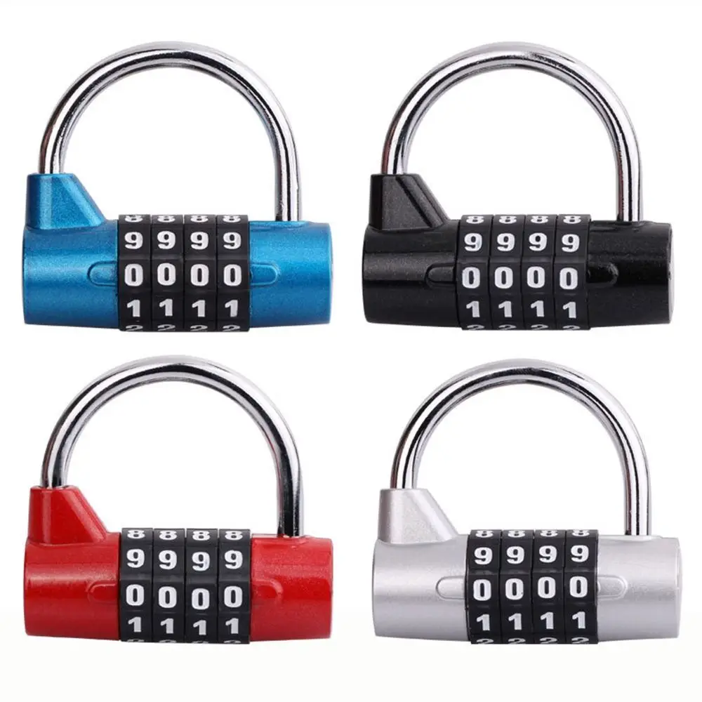 

Anti-Theft Combination Lock 4 Digit Password Lock Dormitory Cabinet Lock Luggage Padlock Gym Safety Coded Lock