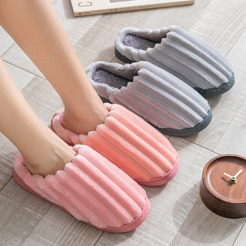 Women Slippers Fluffy Bedroom House Plush Cotton Shoes Bedroom Non-slip Home Winter Warm Men Chaussure Femme Couples Indoor
Women Slippers Fluffy Bedroom House Plush Cotton Shoes Bedroom Non-slip Home Winter Warm Men Chaussure Femme Couples Indoor