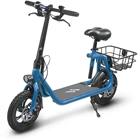 R1 - Scooter for Adults - Foldable Scooter with Seat & Carry Basket - 450W Brushless Motor 36V - 15MPH 265lbs Max Load E Mo
R1 - Scooter for Adults - Foldable Scooter with Seat & Carry Basket - 450W Brushless Motor 36V - 15MPH 265lbs Max Load E Mo