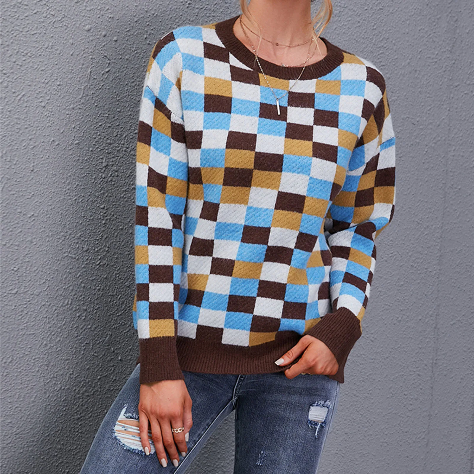 W Women's off Shoulder Casual V Neck Sheer Loose Oversized Pullover Sweater High Low Knitted Jumper Pullover Sweater with Collar
W Women's off Shoulder Casual V Neck Sheer Loose Oversized Pullover Sweater High Low Knitted Jumper Pullover Sweater with Collar
