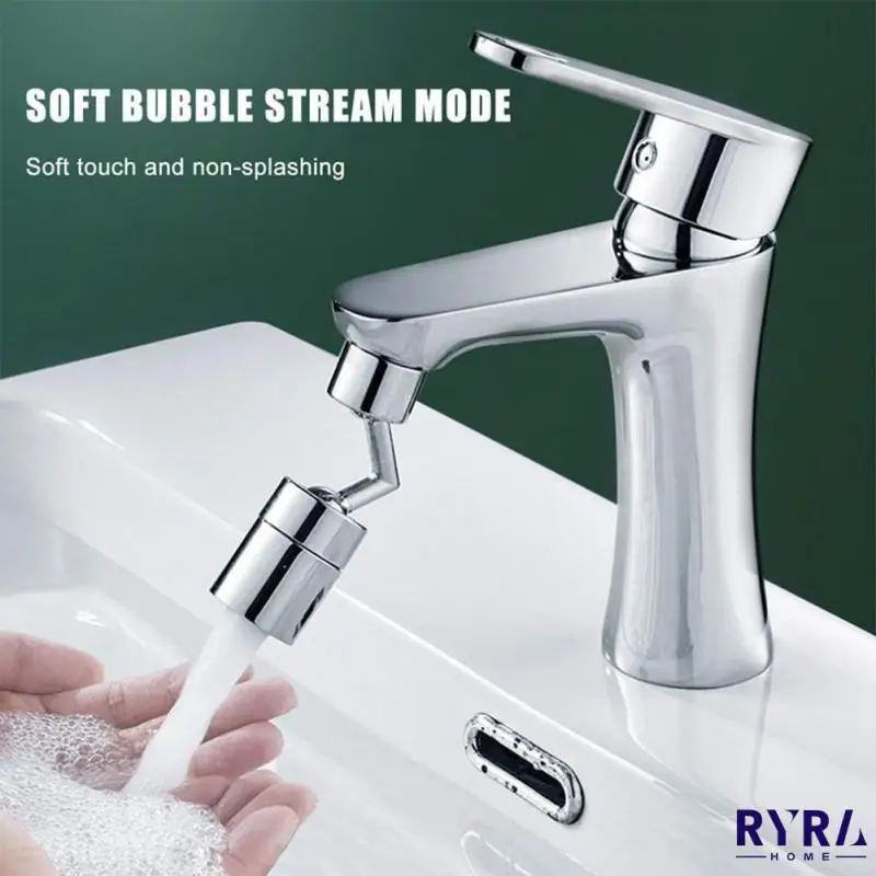 720° Rotatable Universal Kitchen Faucet Anti-splash Aerator Bathroom Tap Faucet Sprayer Saving Water Tap Nozzle Extender Adapter
720° Rotatable Universal Kitchen Faucet Anti-splash Aerator Bathroom Tap Faucet Sprayer Saving Water Tap Nozzle Extender Adapter