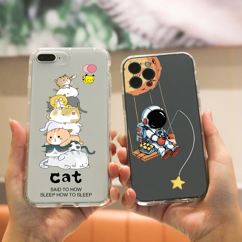 Luxury fishing and cat Phone Case For iPhone 13 12 Pro Max X XR 11 Pro XS Max 7 8 6s 6 Plus SE2 Case Transparent Soft TPU Cover
Luxury fishing and cat Phone Case For iPhone 13 12 Pro Max X XR 11 Pro XS Max 7 8 6s 6 Plus SE2 Case Transparent Soft TPU Cover