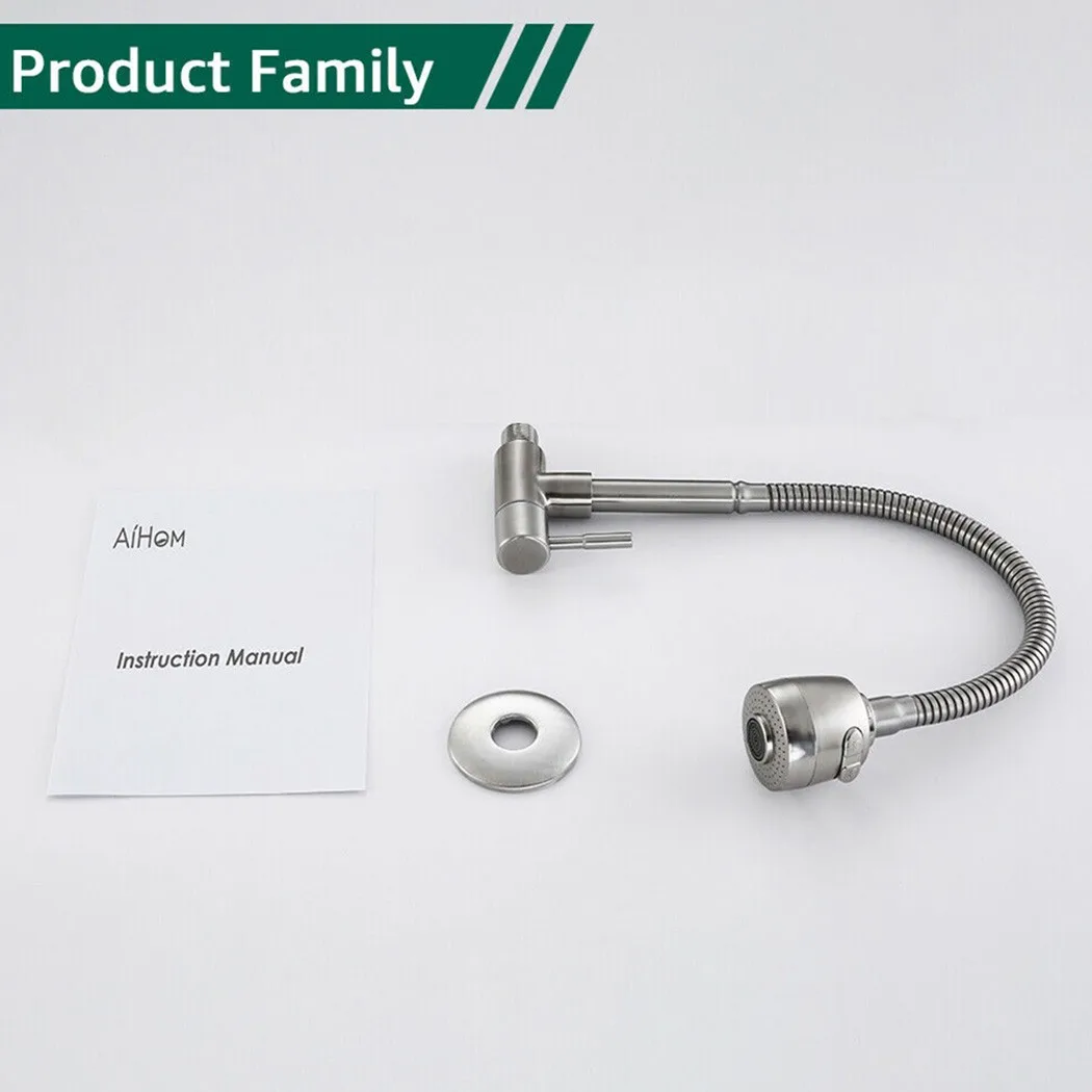 1Pc Brushed Nickel Wall Mount Kitchen Filler Laundry Stainless Steel Horizontal Single Water Kitchen Faucet In-wall Single Cold
1Pc Brushed Nickel Wall Mount Kitchen Filler Laundry Stainless Steel Horizontal Single Water Kitchen Faucet In-wall Single Cold