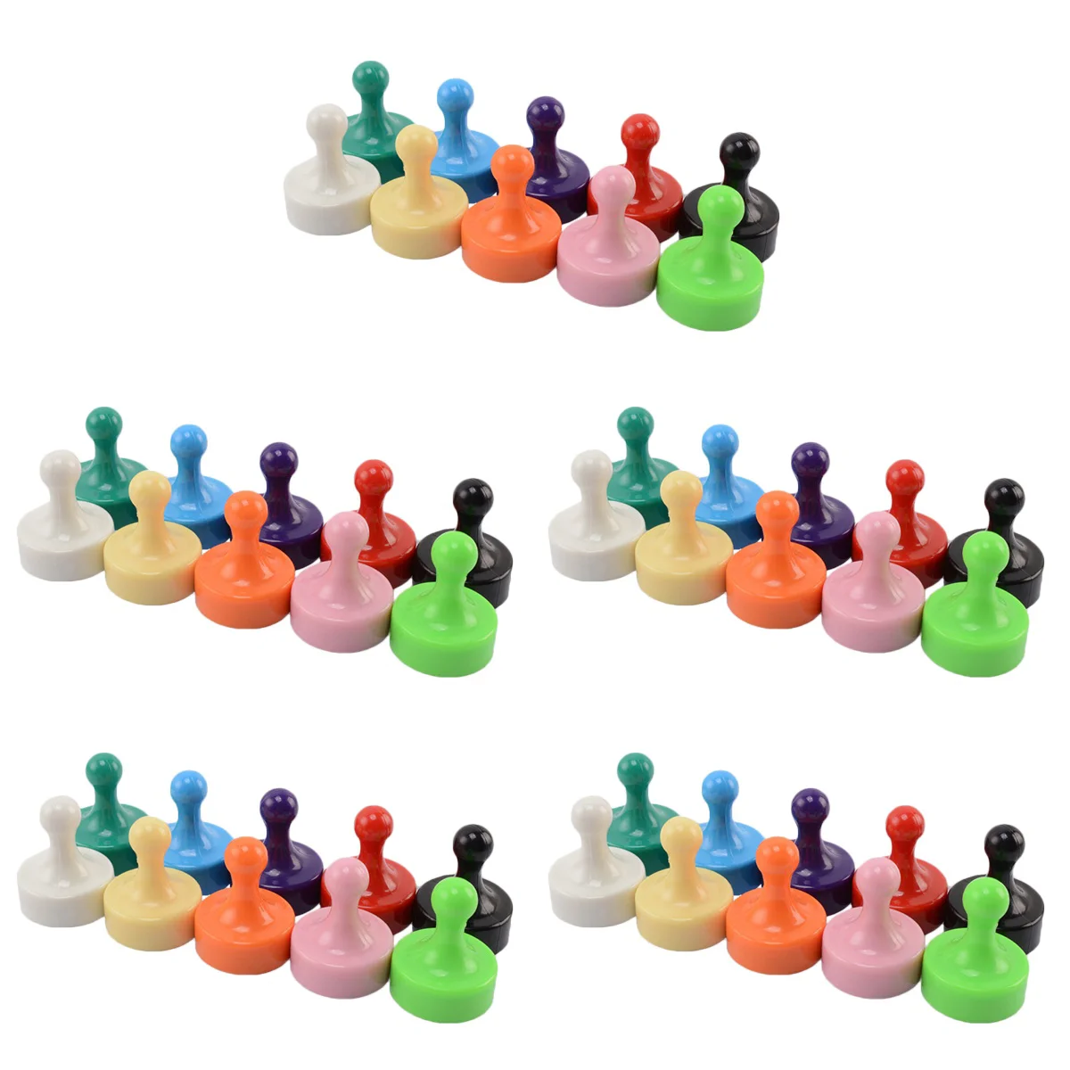 50 Pcs Push Pin Magnets Small Fridge Magnets for Whiteboard Map Refrigerator Classroom
50 Pcs Push Pin Magnets Small Fridge Magnets for Whiteboard Map Refrigerator Classroom