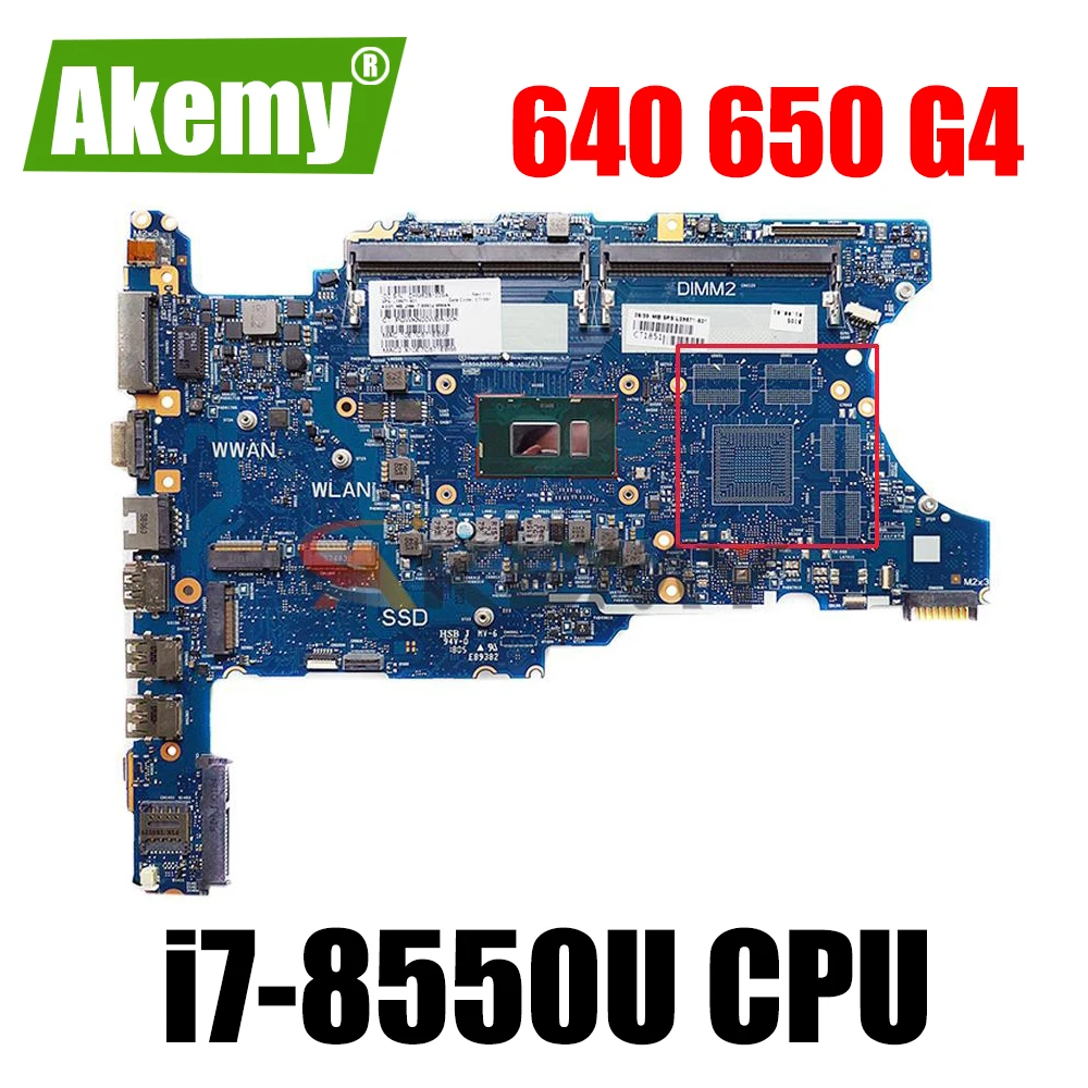 Материнская плата для ноутбука HP ProBook 640 G4 L09567-601 L09567-501 CPU i7-8550U CPU 6050A2930101 100% test ok
Материнская плата для ноутбука HP ProBook 640 G4 L09567-601 L09567-501 CPU i7-8550U CPU 6050A2930101 100% test ok