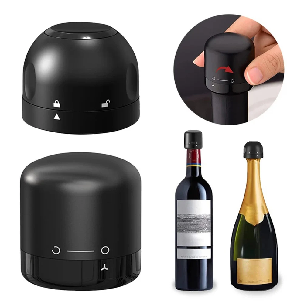 1PCS Vacuum Red Wine Champagne Bottle Stopper Sealed Bottle Cap Stopper Vacuum Retain Freshness Wine Plug For Home Bar Tools
1PCS Vacuum Red Wine Champagne Bottle Stopper Sealed Bottle Cap Stopper Vacuum Retain Freshness Wine Plug For Home Bar Tools