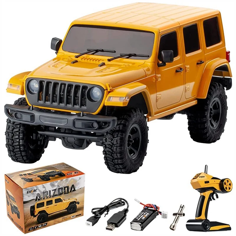 2.4Ghz RC Crawler Car 1/18 Scale Remote Control Car 4WD Off Road Truck Climbing Car Models RTR For Kids And Adults
2.4Ghz RC Crawler Car 1/18 Scale Remote Control Car 4WD Off Road Truck Climbing Car Models RTR For Kids And Adults