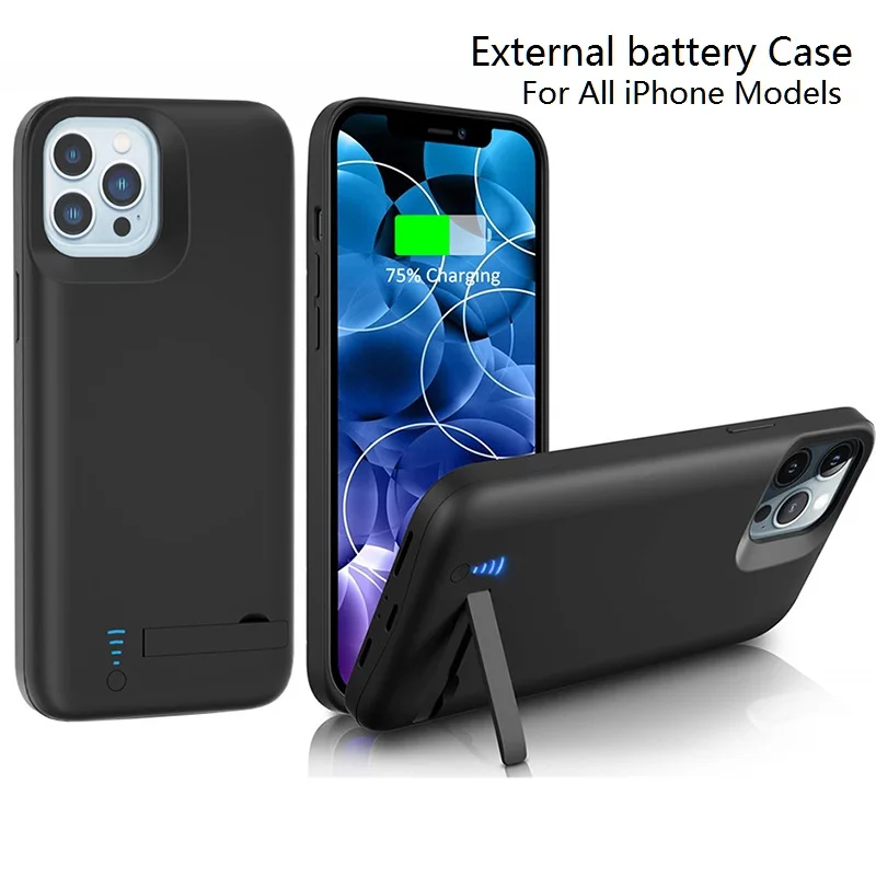 2023 Smart Battery Charger Case For I-phone 13 12 11 Pro Max Mini 6 6s 7 8 Plus SE 2020 XR XS Max external battery Charging
2023 Smart Battery Charger Case For I-phone 13 12 11 Pro Max Mini 6 6s 7 8 Plus SE 2020 XR XS Max external battery Charging