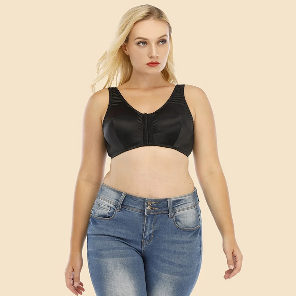 Ladies Front Button Wide Shoulder Strap Sleep Underwear Solid Color Push Up Thin Ladies Lingerie Intimates JKFTHD1
Ladies Front Button Wide Shoulder Strap Sleep Underwear Solid Color Push Up Thin Ladies Lingerie Intimates JKFTHD1