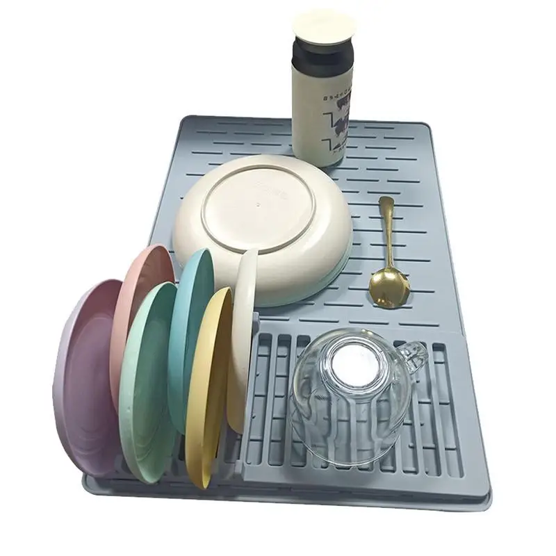 Silicone Dish Drying Mat Super Absorbent Anti-slip Coffee Dish Detachable Draining Mat Dish and Cup Drain Pad Quick Cups Dry Mat
Silicone Dish Drying Mat Super Absorbent Anti-slip Coffee Dish Detachable Draining Mat Dish and Cup Drain Pad Quick Cups Dry Mat