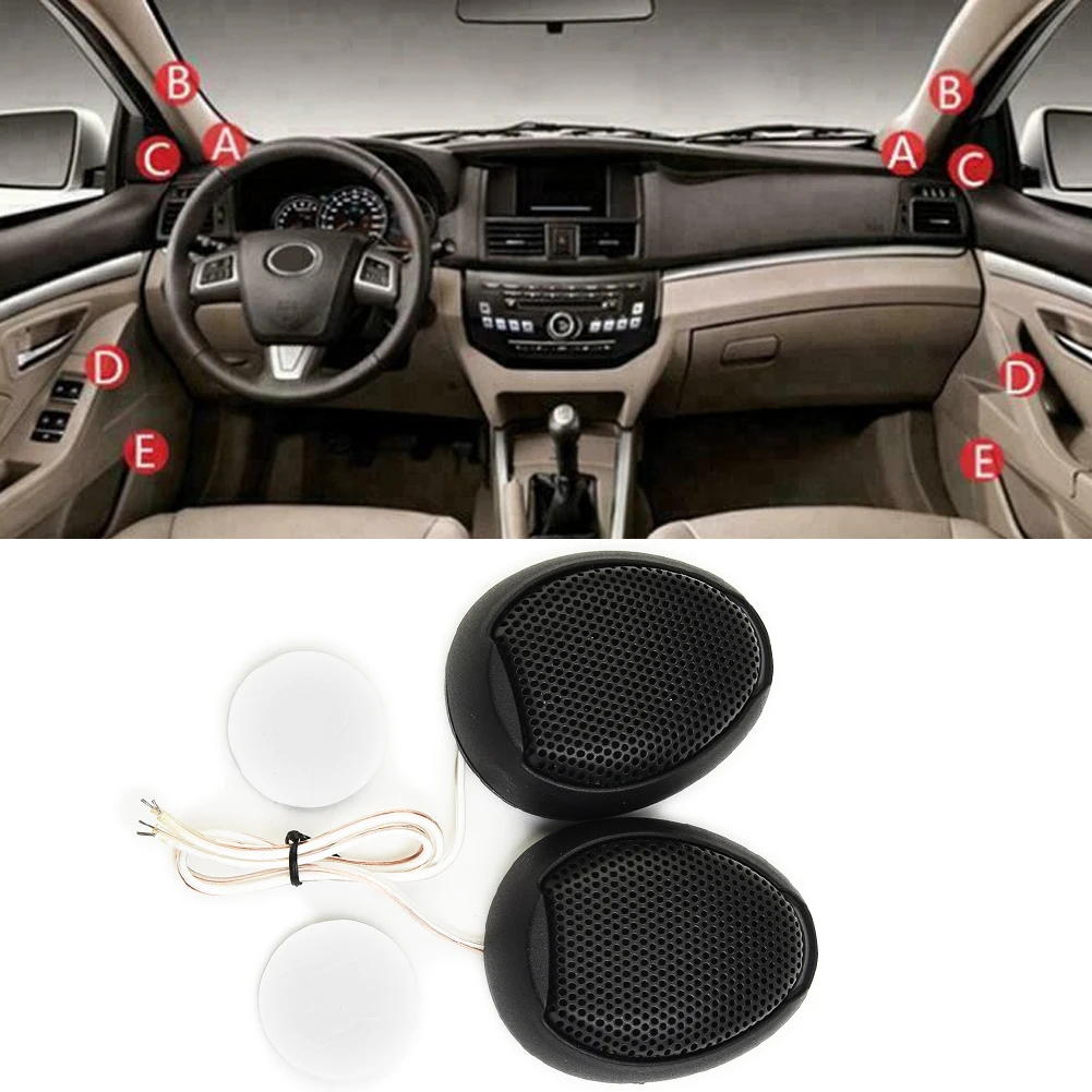 2pcs Universal 1000W Car Speaker Audio 4Ω Super Power Loud Dome Tweeter Speakers High Sensitivity&extended Frequency Response
2pcs Universal 1000W Car Speaker Audio 4Ω Super Power Loud Dome Tweeter Speakers High Sensitivity&extended Frequency Response