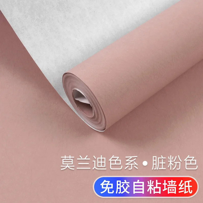 Dirty Pink Self-adhesive Wallpaper Morandi Color Home Self-adhesive Wallpapers for Living Room Wallpaper for Bedroom Walls 
Dirty Pink Self-adhesive Wallpaper Morandi Color Home Self-adhesive Wallpapers for Living Room Wallpaper for Bedroom Walls