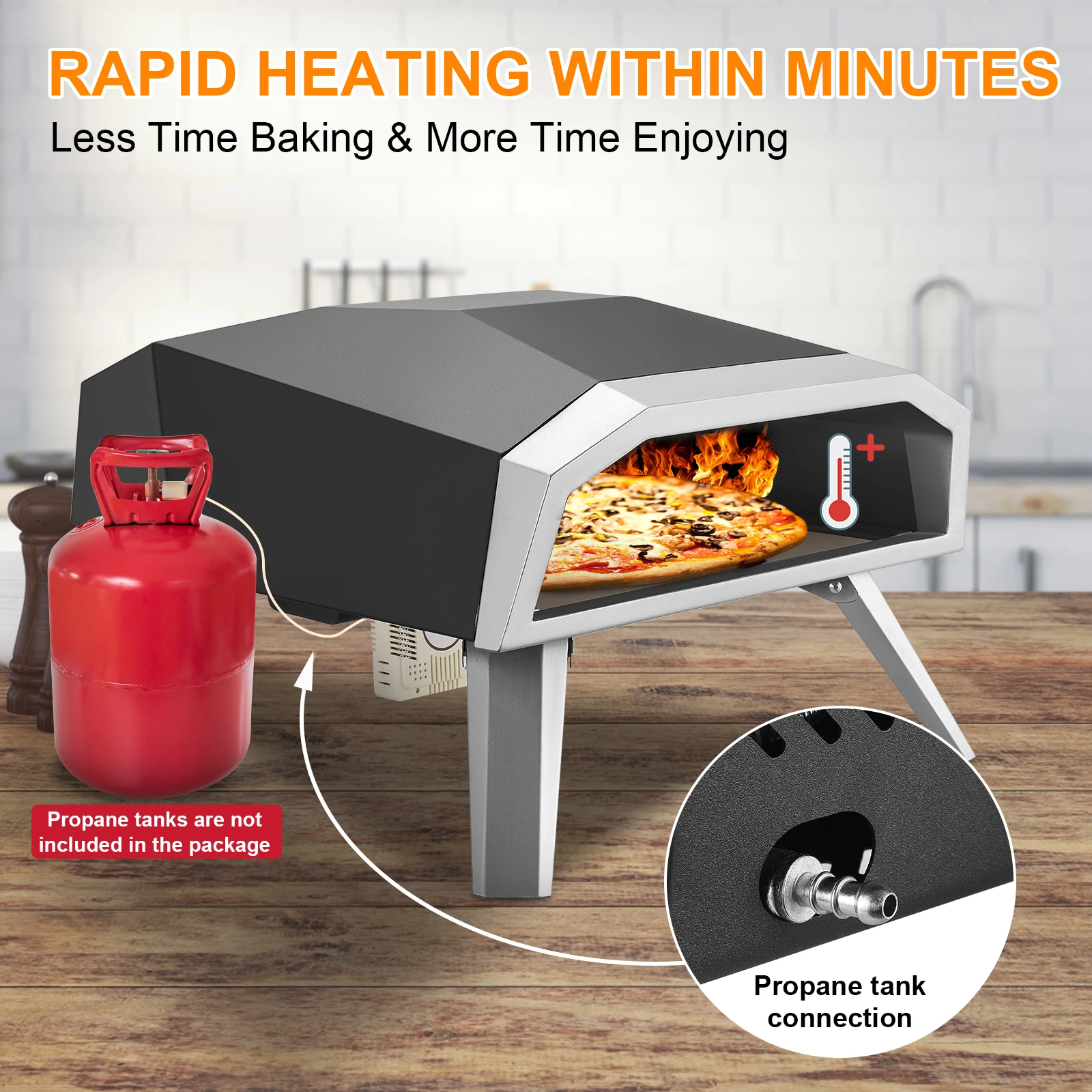 12inch Outdoor Gas Pizza Oven Grill Portable with Pizza Stone Travel Camping Picnic Backyard BBQ Pizza Maker Oven Kitchen Tools
12inch Outdoor Gas Pizza Oven Grill Portable with Pizza Stone Travel Camping Picnic Backyard BBQ Pizza Maker Oven Kitchen Tools