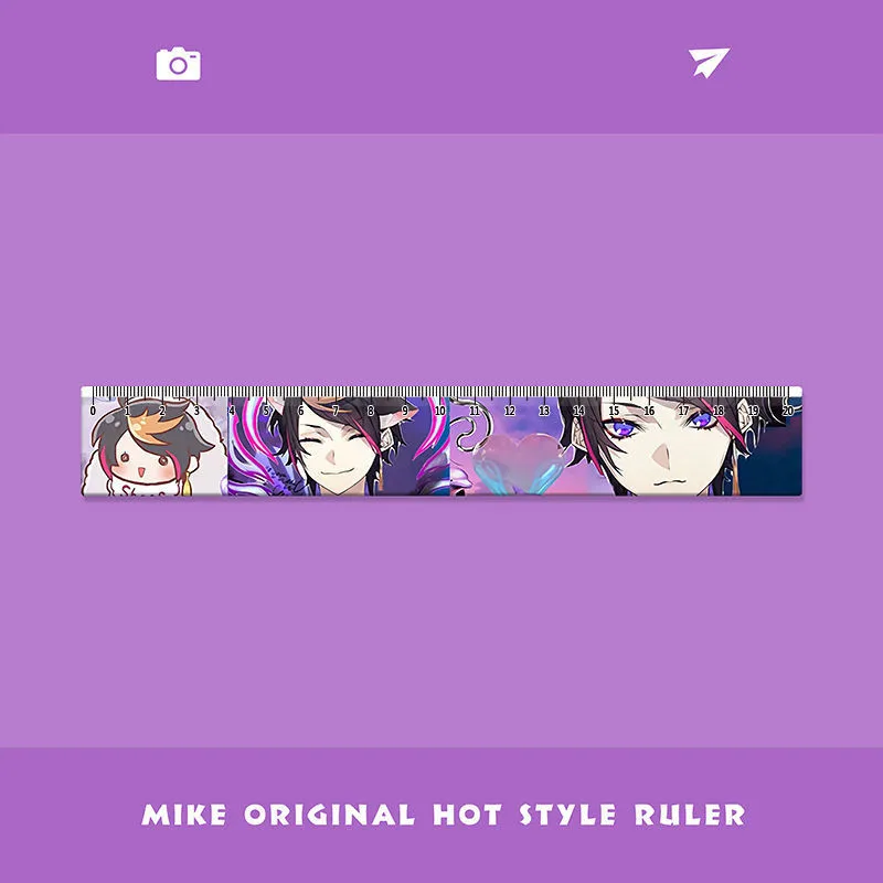 Luxiem Shu Yamino Anime Ruler Vtuber Nijisanji Rulers Cartoon Drafting Tools Pretty Student Stationery Office School Supplies
Luxiem Shu Yamino Anime Ruler Vtuber Nijisanji Rulers Cartoon Drafting Tools Pretty Student Stationery Office School Supplies