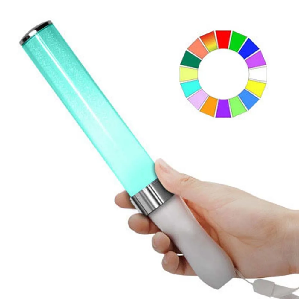15Colors Change LED Glow Light Stick Flash Cheer Tube Battery Powered Concerts LED Decor Glow In The Dark Wedding Party Supplies
15Colors Change LED Glow Light Stick Flash Cheer Tube Battery Powered Concerts LED Decor Glow In The Dark Wedding Party Supplies