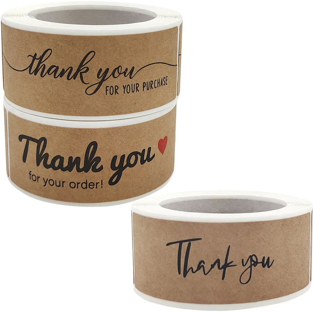 120Pcs Thank you fou your order sticker Kraft paper Handmade decor labels Thank You Stickers Envelope Sealing Stationery Supply
120Pcs Thank you fou your order sticker Kraft paper Handmade decor labels Thank You Stickers Envelope Sealing Stationery Supply