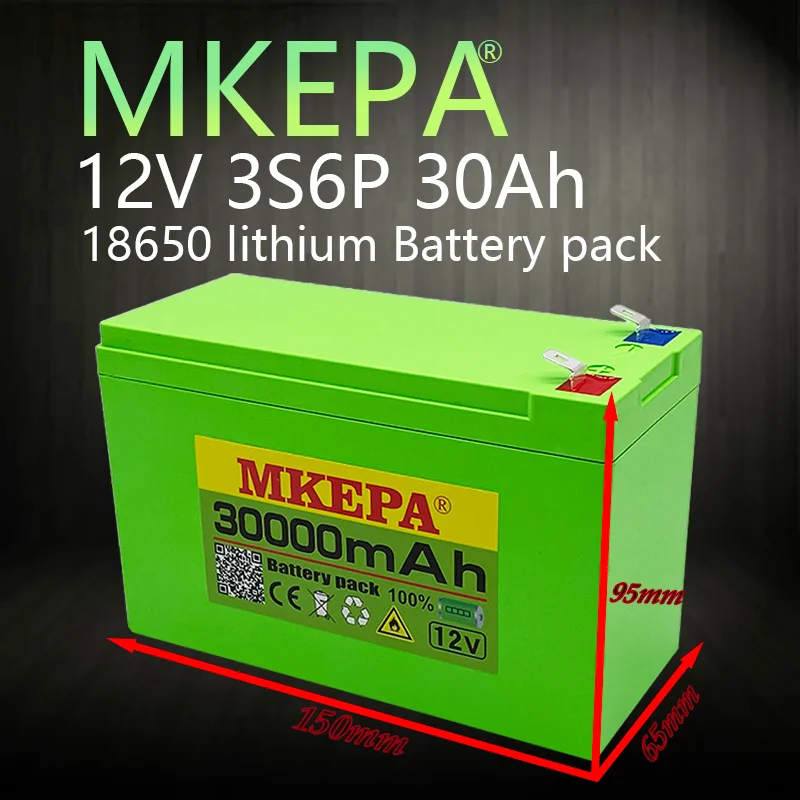 12V 30Ah 3S6P sprayer device18650lithium battery pack used for backup power surveillance camera solar equipment toy car
12V 30Ah 3S6P sprayer device18650lithium battery pack used for backup power surveillance camera solar equipment toy car
