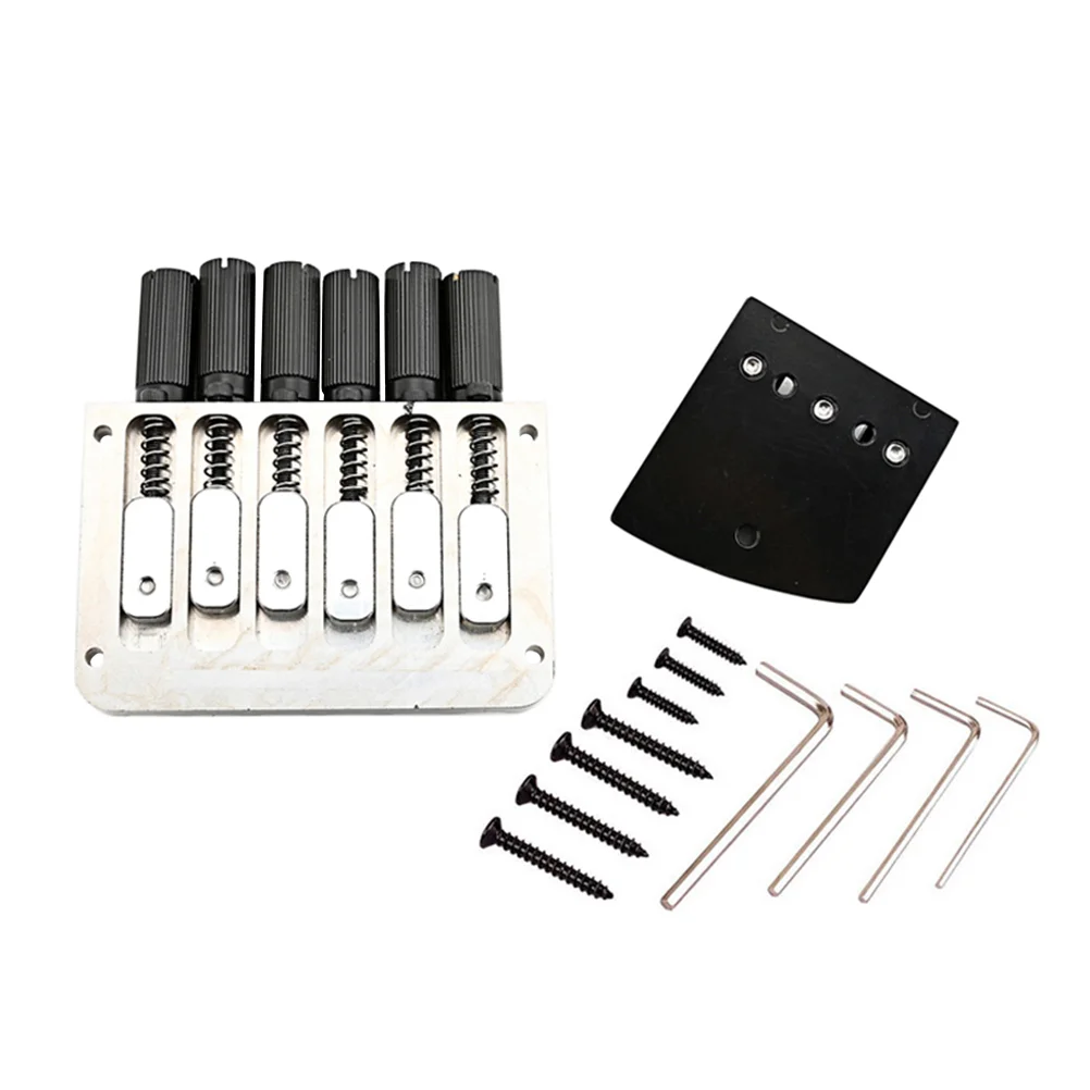 1 Set Guitar Bridge Saddle 6 String Headless Bridge Electric Guitar Bridge for Guitar Performance Replacement
1 Set Guitar Bridge Saddle 6 String Headless Bridge Electric Guitar Bridge for Guitar Performance Replacement