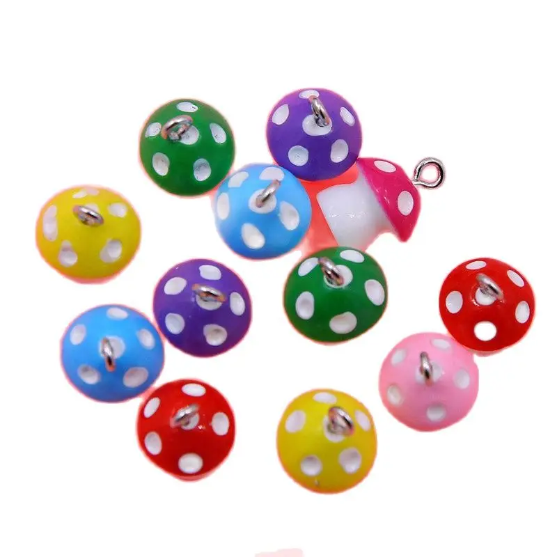 10Pcs 6 Color Mushroom Plant Vegetable Resin Earring Charms Diy Findings 3D Phone Keychain Bracelets Pendant For Jewelry Making
10Pcs 6 Color Mushroom Plant Vegetable Resin Earring Charms Diy Findings 3D Phone Keychain Bracelets Pendant For Jewelry Making