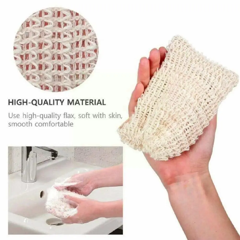 1pcs Sisal Soap Bag Blister Ramie Mesh Soap Storage Bags Double-layer Bubble Easy Net Soap Holder Bags Foaming Foam Maker X3z5
1pcs Sisal Soap Bag Blister Ramie Mesh Soap Storage Bags Double-layer Bubble Easy Net Soap Holder Bags Foaming Foam Maker X3z5