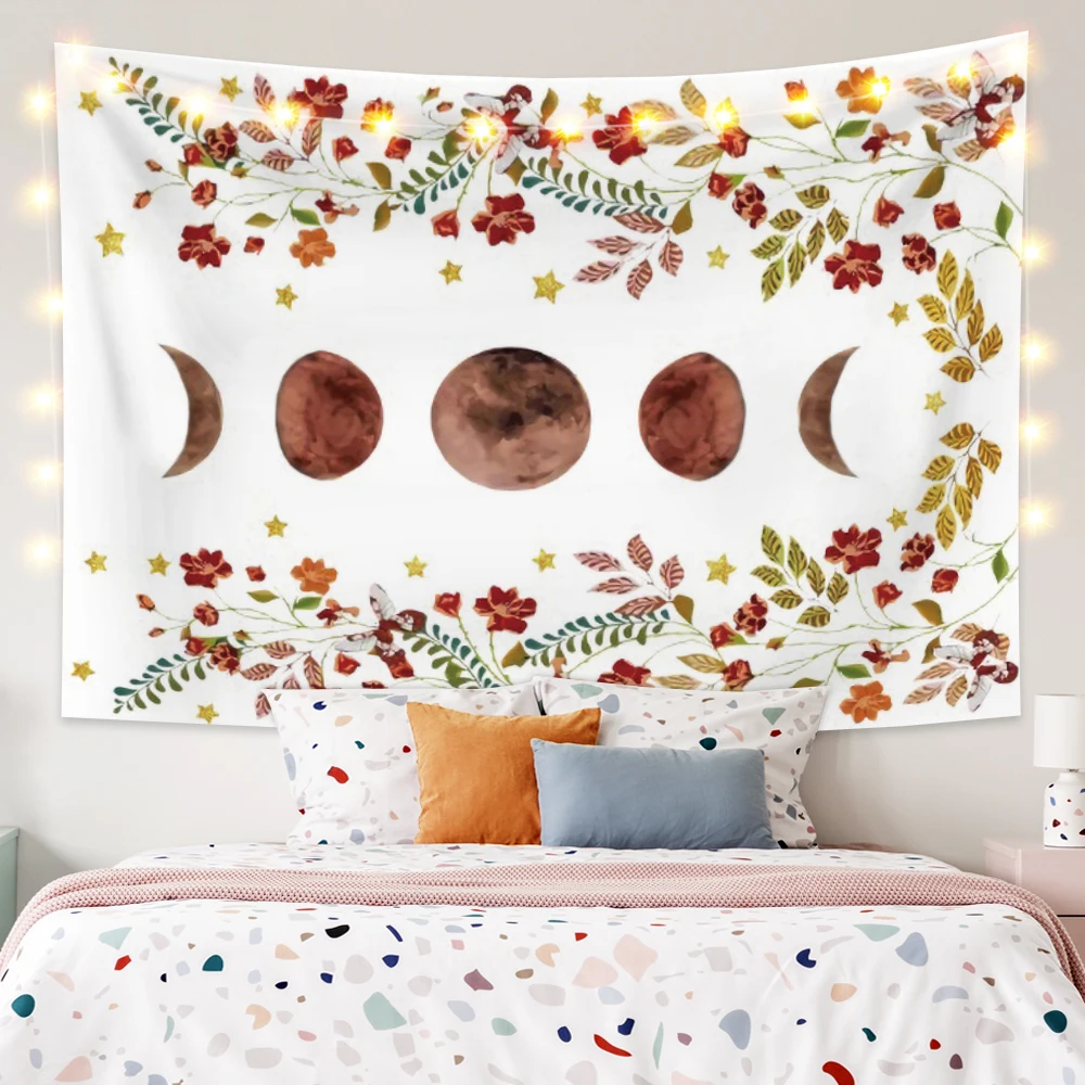 Laeacco Psychedelic Moon Floral Wall Hanging Tapestry Color Butterfly Mysterious Tree Pattern Carpets Home Art Decor Bed Sheet
Laeacco Psychedelic Moon Floral Wall Hanging Tapestry Color Butterfly Mysterious Tree Pattern Carpets Home Art Decor Bed Sheet