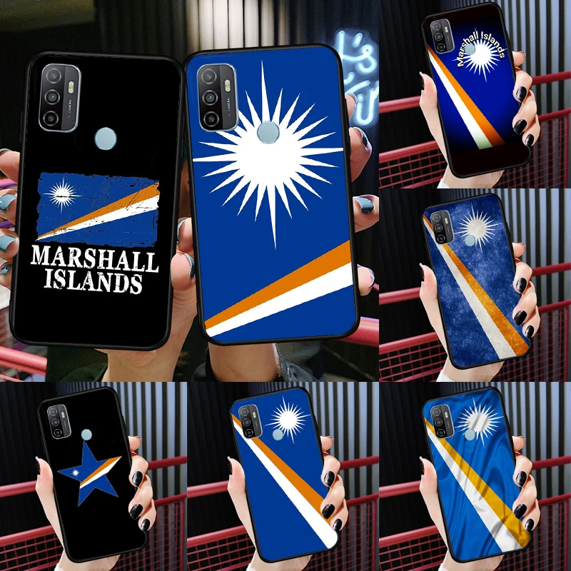 

Marshall Islands Flag Phone Case For OPPO A15 A16 A5 A9 A31 A53 A53S A1K A3S A5S A52 A72 A83 A91 A93 A54 A74 A94