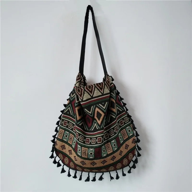New Vintage Bohemian Fringe Shoulder Bag Women Tassel Boho Hippie Gypsy Fringed Women's Handbags Open Bags
New Vintage Bohemian Fringe Shoulder Bag Women Tassel Boho Hippie Gypsy Fringed Women's Handbags Open Bags