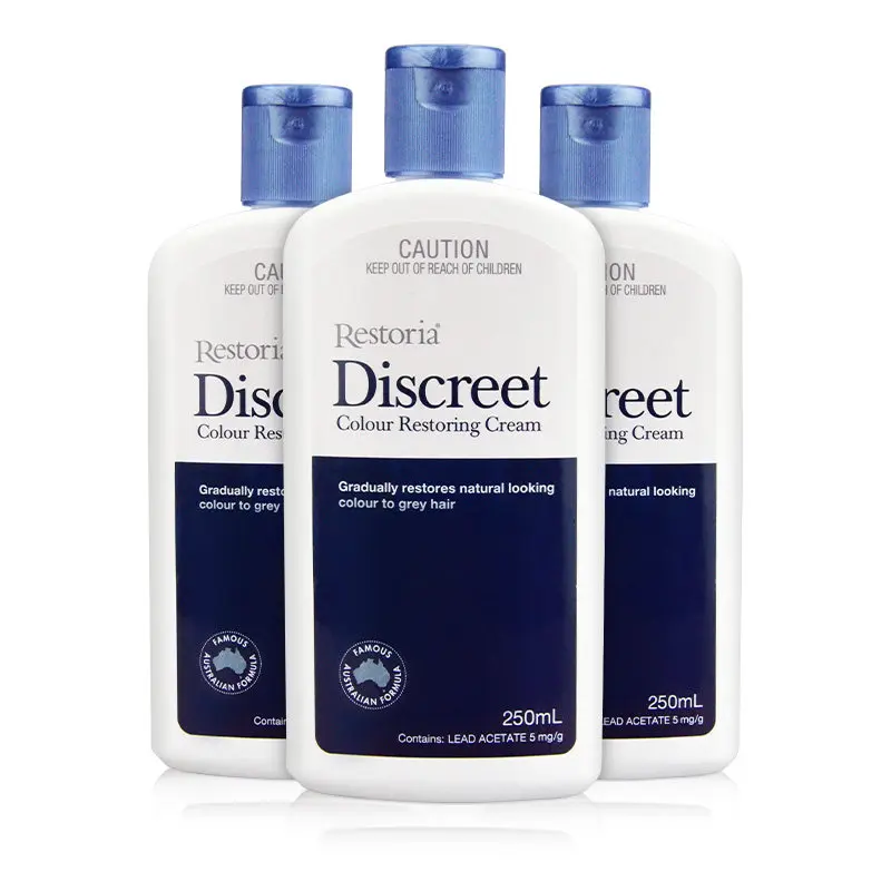 Original Restoria Discreet Colour Restoring Cream Lotion Hair Care 250ml Reduce Grey Hair for Men and Women
Original Restoria Discreet Colour Restoring Cream Lotion Hair Care 250ml Reduce Grey Hair for Men and Women