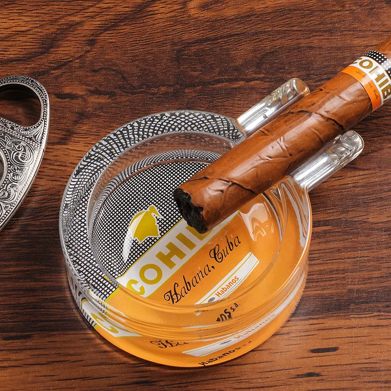 Crystal Cigar Ashtray Fashion and Practical Single Cigar Smoking Accessories Ashtray Glass
Crystal Cigar Ashtray Fashion and Practical Single Cigar Smoking Accessories Ashtray Glass
