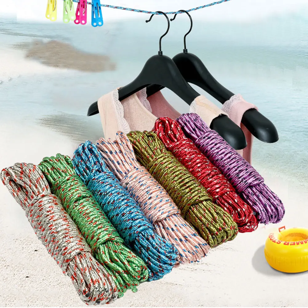 10M Nylon Clothesline Bold Non-Slip Clothesline Multifunctional Outdoor Travel Windproof Rope Washing Line Camping Drying Line
10M Nylon Clothesline Bold Non-Slip Clothesline Multifunctional Outdoor Travel Windproof Rope Washing Line Camping Drying Line