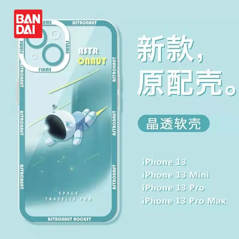 

Bandai Disney cartoon phone case for iphone11 12Pro 13Pro max space astronaut x xs xr xsmax anti-drop brand 7 8plus phone case