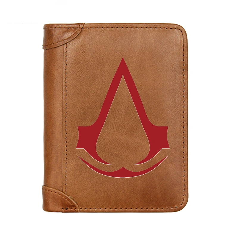 Vintage Assassin Theme Symbols Genuine Leather Men Wallet Classic Pocket Slim Card Holder Male Short Coin Purses High Quality
Vintage Assassin Theme Symbols Genuine Leather Men Wallet Classic Pocket Slim Card Holder Male Short Coin Purses High Quality