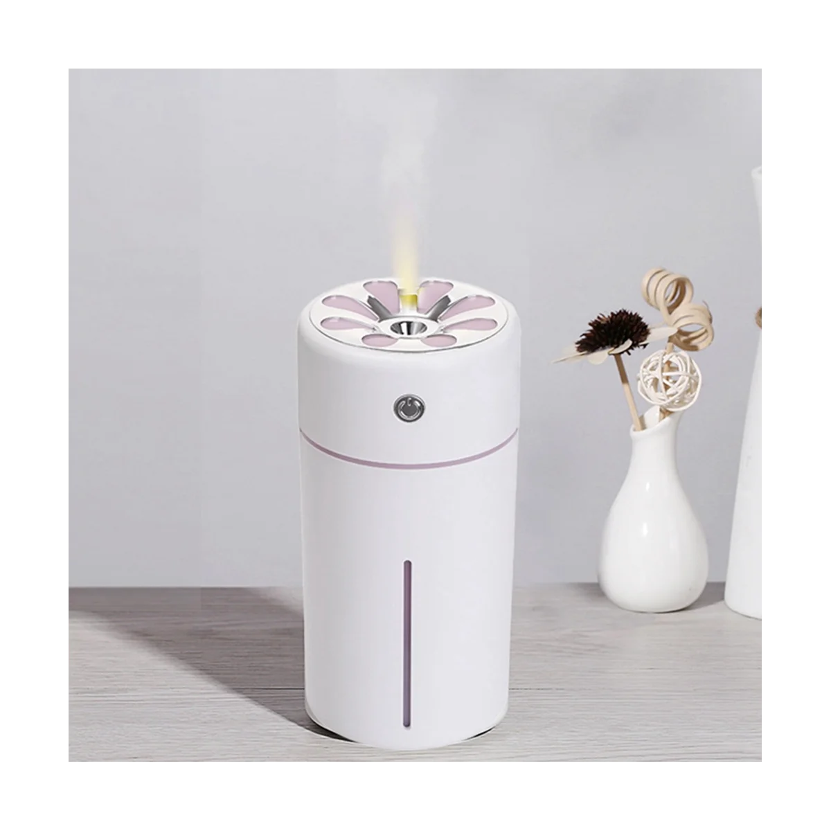 Intelligent Reminder Mini Humidifier USB Home Ultrasonic Silent Humidifier Without Night Light and Mini Fan,Pink
Intelligent Reminder Mini Humidifier USB Home Ultrasonic Silent Humidifier Without Night Light and Mini Fan,Pink