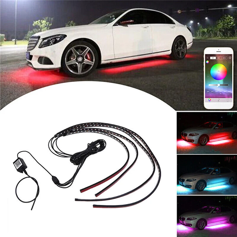 Car Charssis Flexible LED Strip Light LED Underbody Remote /APP Control RGB Neon Lights Ambient Atmosphere Auto Decorative Lamp
Car Charssis Flexible LED Strip Light LED Underbody Remote /APP Control RGB Neon Lights Ambient Atmosphere Auto Decorative Lamp