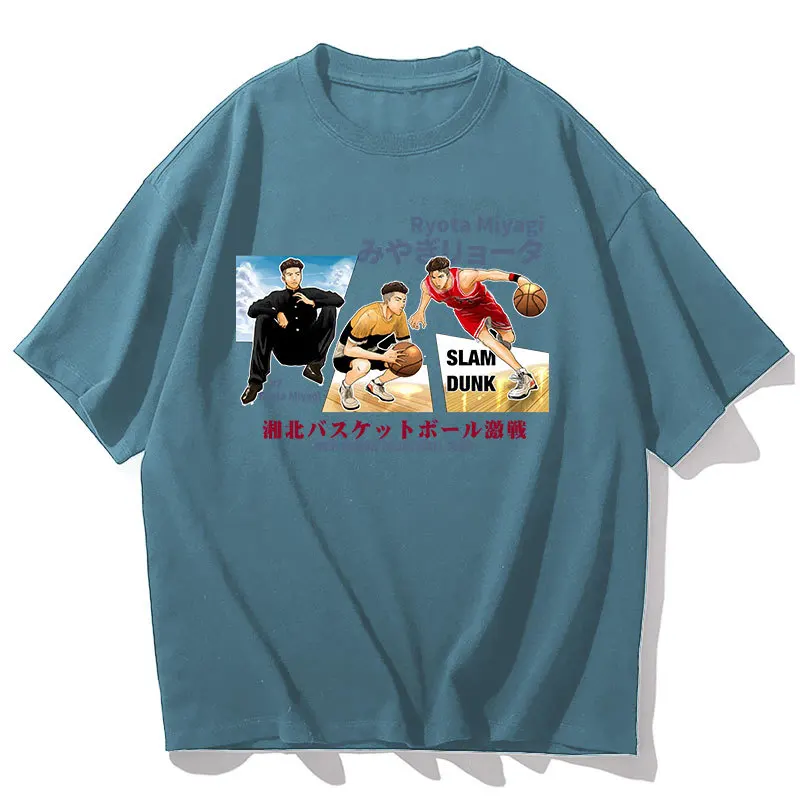 Japanese Anime T Shirt Short Sleeve Men Women Loose Casual Tops Ryouta Miyagi Students Clothing Basketball Oversize Tee Cotton
Japanese Anime T Shirt Short Sleeve Men Women Loose Casual Tops Ryouta Miyagi Students Clothing Basketball Oversize Tee Cotton