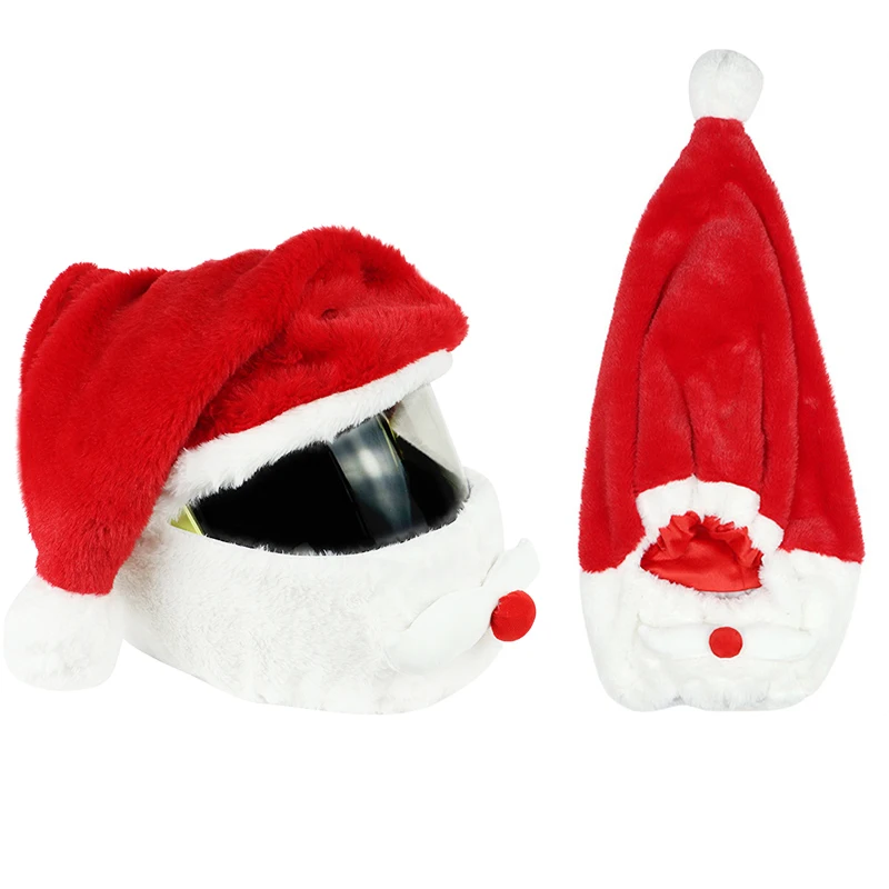 Christmas Motorcycle Helmet Cover Santa Claus Full Helmet Plush Helmet Cover Protector Elastic Material Funny Helmet Accessories
Christmas Motorcycle Helmet Cover Santa Claus Full Helmet Plush Helmet Cover Protector Elastic Material Funny Helmet Accessories