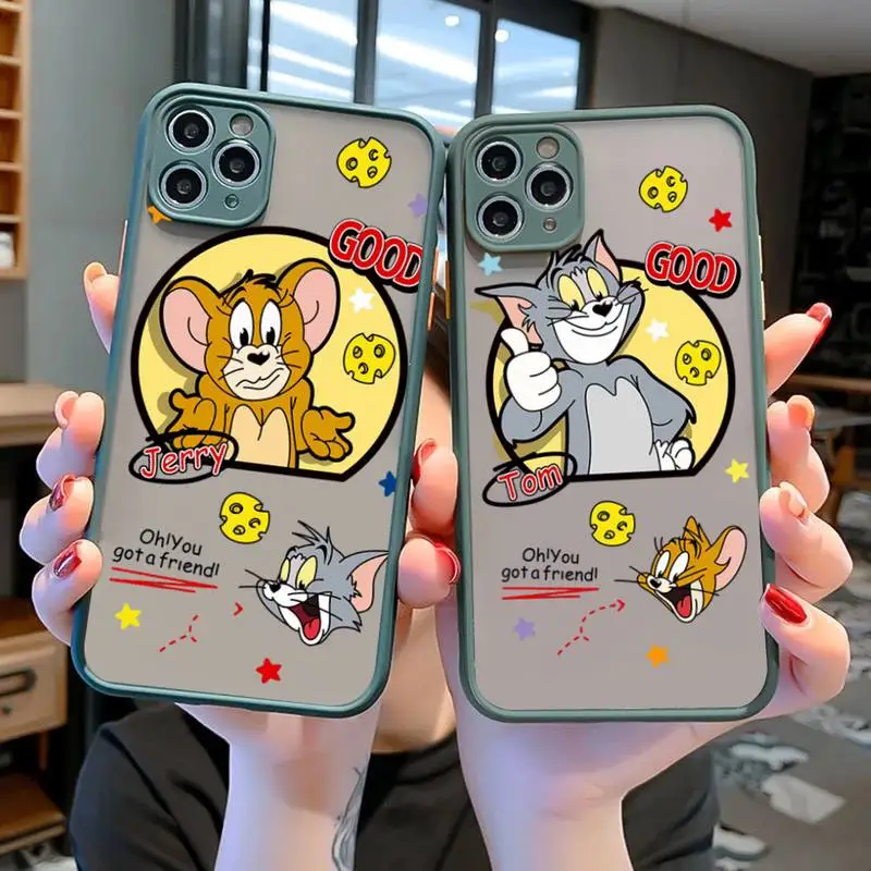 BANDAI Tom and Jerry Phone Case for iPhone X XR XS 7 8 Plus 11 12 13 pro MAX 13mini Translucent Matte Case 
BANDAI Tom and Jerry Phone Case for iPhone X XR XS 7 8 Plus 11 12 13 pro MAX 13mini Translucent Matte Case