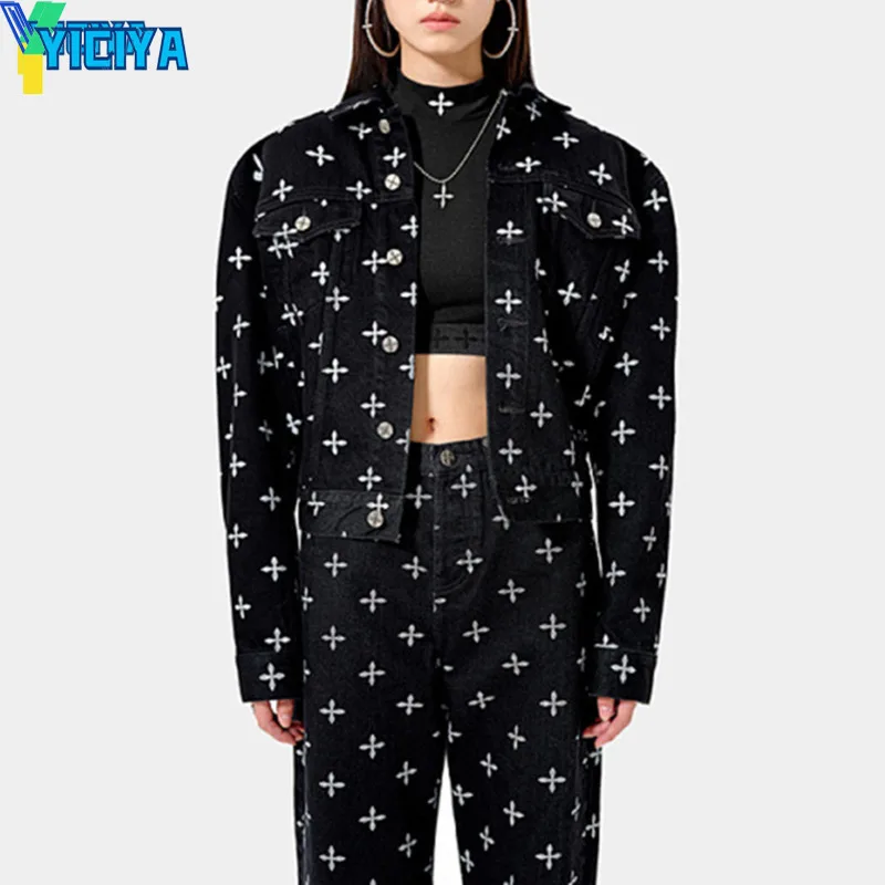 YICIYA Denim Jackets Spring Women 2022 Women's Denim Jacket Casual Trend Women Hooded Black Color Fashion Long-sleeved Jacket
YICIYA Denim Jackets Spring Women 2022 Women's Denim Jacket Casual Trend Women Hooded Black Color Fashion Long-sleeved Jacket