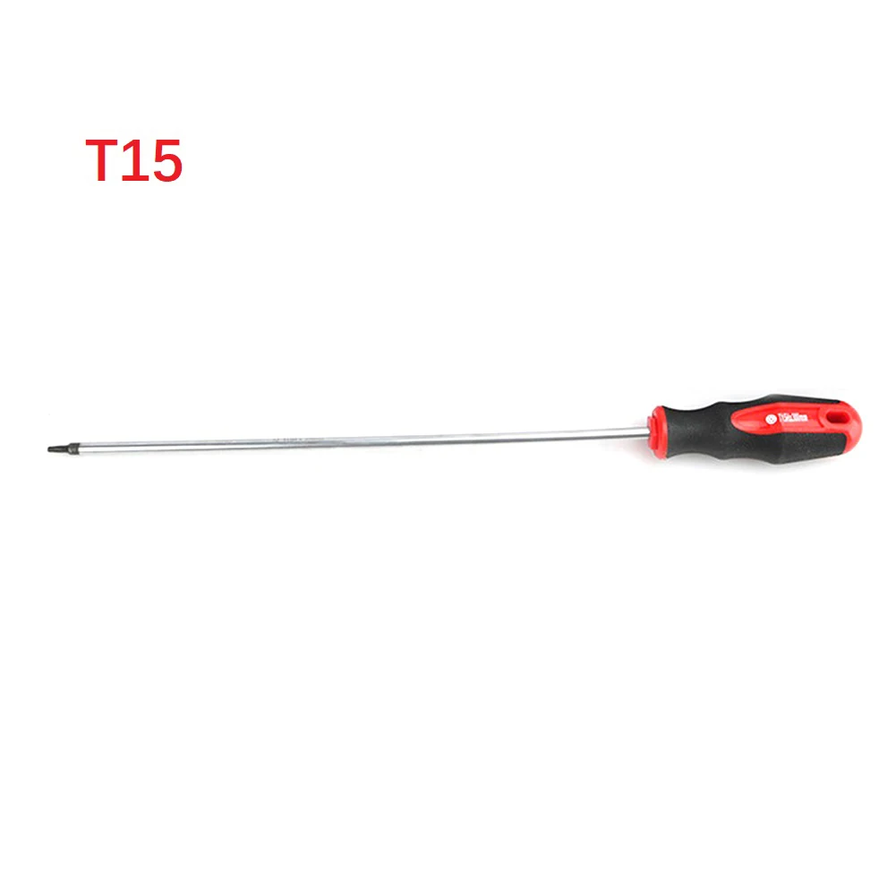 1pc 400mm Extra Long Torx Screwdriver Magnetic Screw Drive Home Repair Tools T15 T20 T25 T27 T30 Multi Function Screwdriver
1pc 400mm Extra Long Torx Screwdriver Magnetic Screw Drive Home Repair Tools T15 T20 T25 T27 T30 Multi Function Screwdriver
