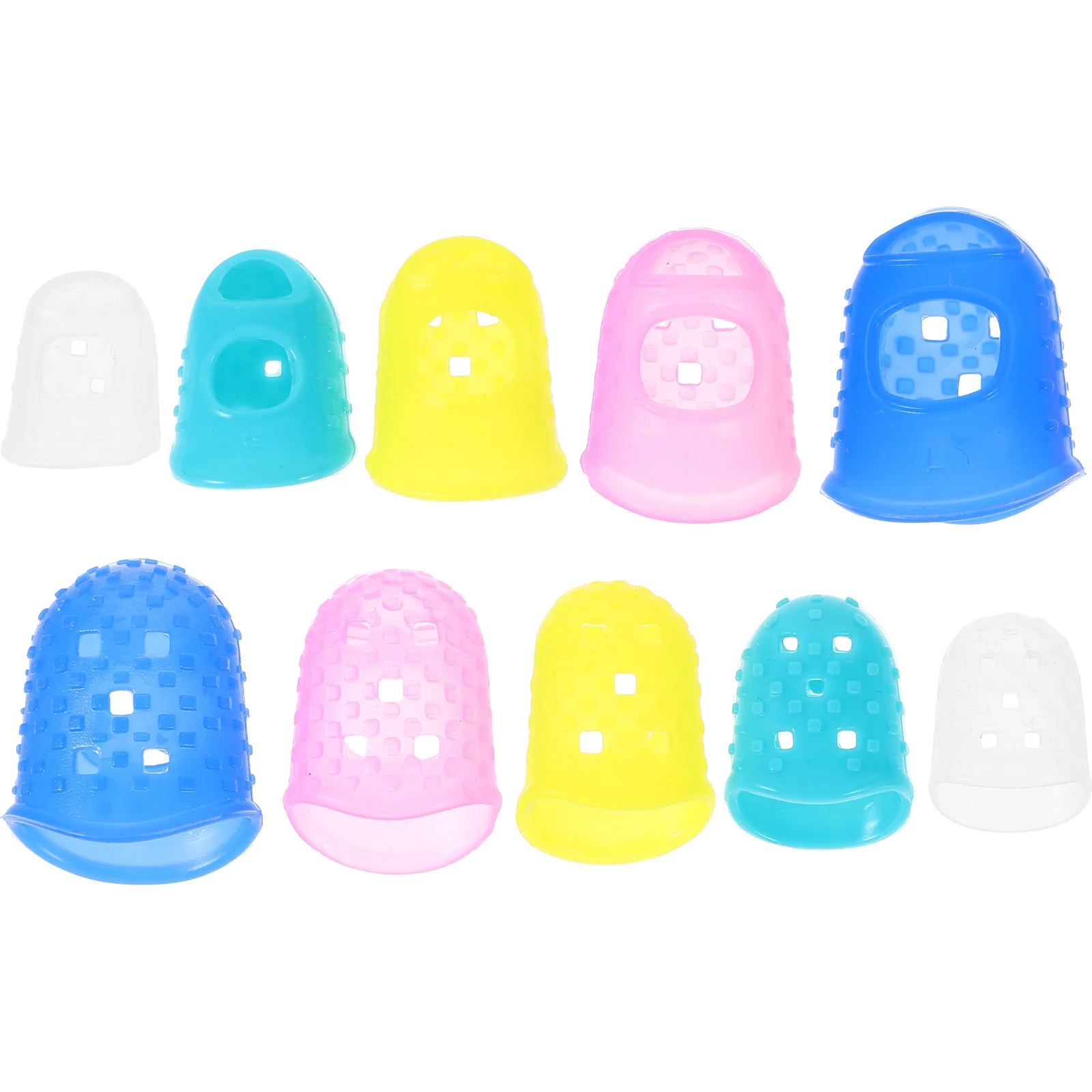 50 Pcs Silicone Fingers Tips Guard Hats Non-slip Guitar Fingertip Protector Covers Protectors Silica Gel Playing Work Cots
50 Pcs Silicone Fingers Tips Guard Hats Non-slip Guitar Fingertip Protector Covers Protectors Silica Gel Playing Work Cots