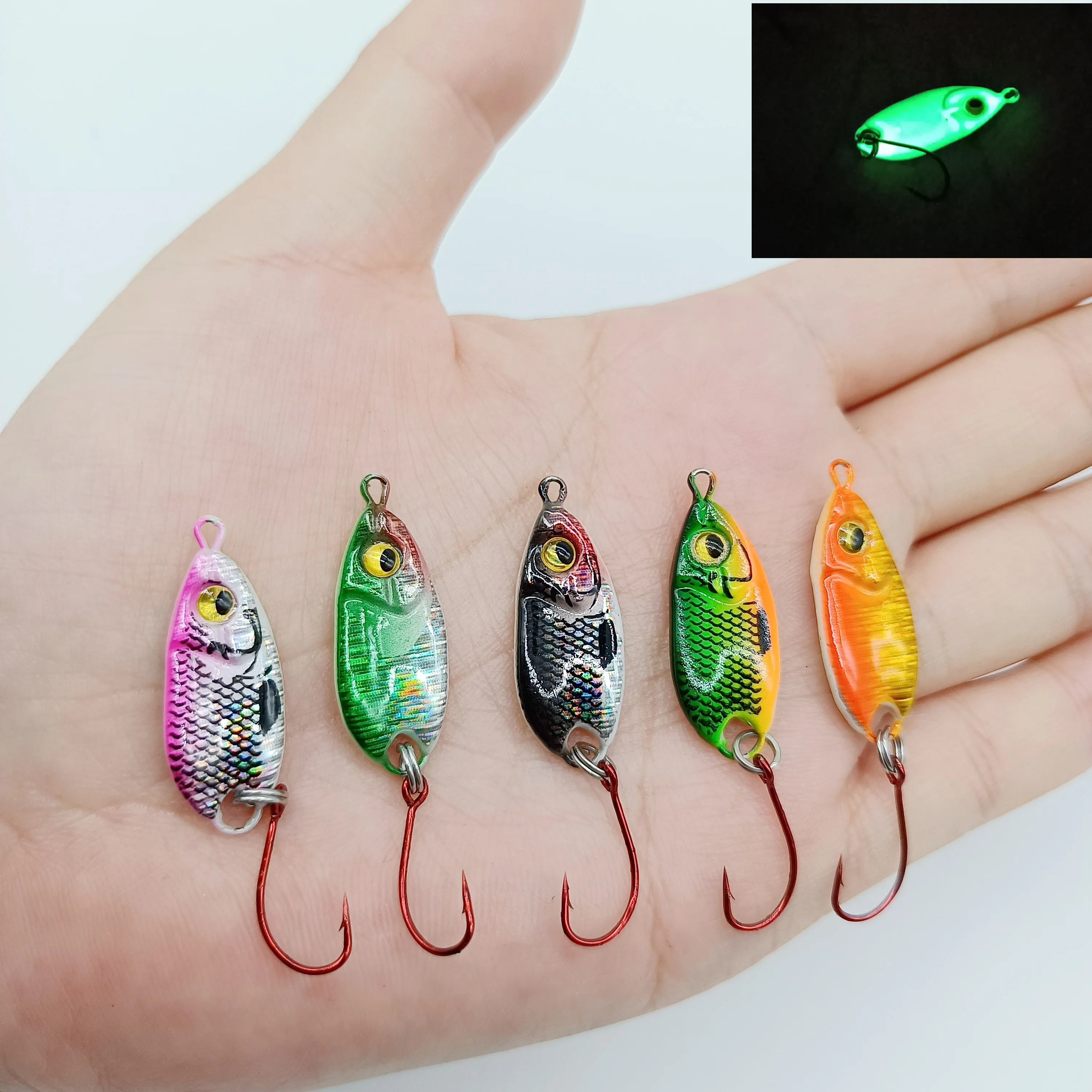 10 шт., рыболовная приманка с одним крючком, 3 г/5,5 г 
10 шт., рыболовная приманка с одним крючком, 3 г/5,5 г