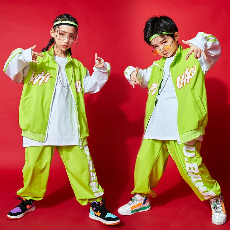 Kids Hip Hop Clothing Print Sweatshirt Loose T Shirt Jacket dance wear Pants for Boys Girls Jazz Dance Costume Track suit
Kids Hip Hop Clothing Print Sweatshirt Loose T Shirt Jacket dance wear Pants for Boys Girls Jazz Dance Costume Track suit