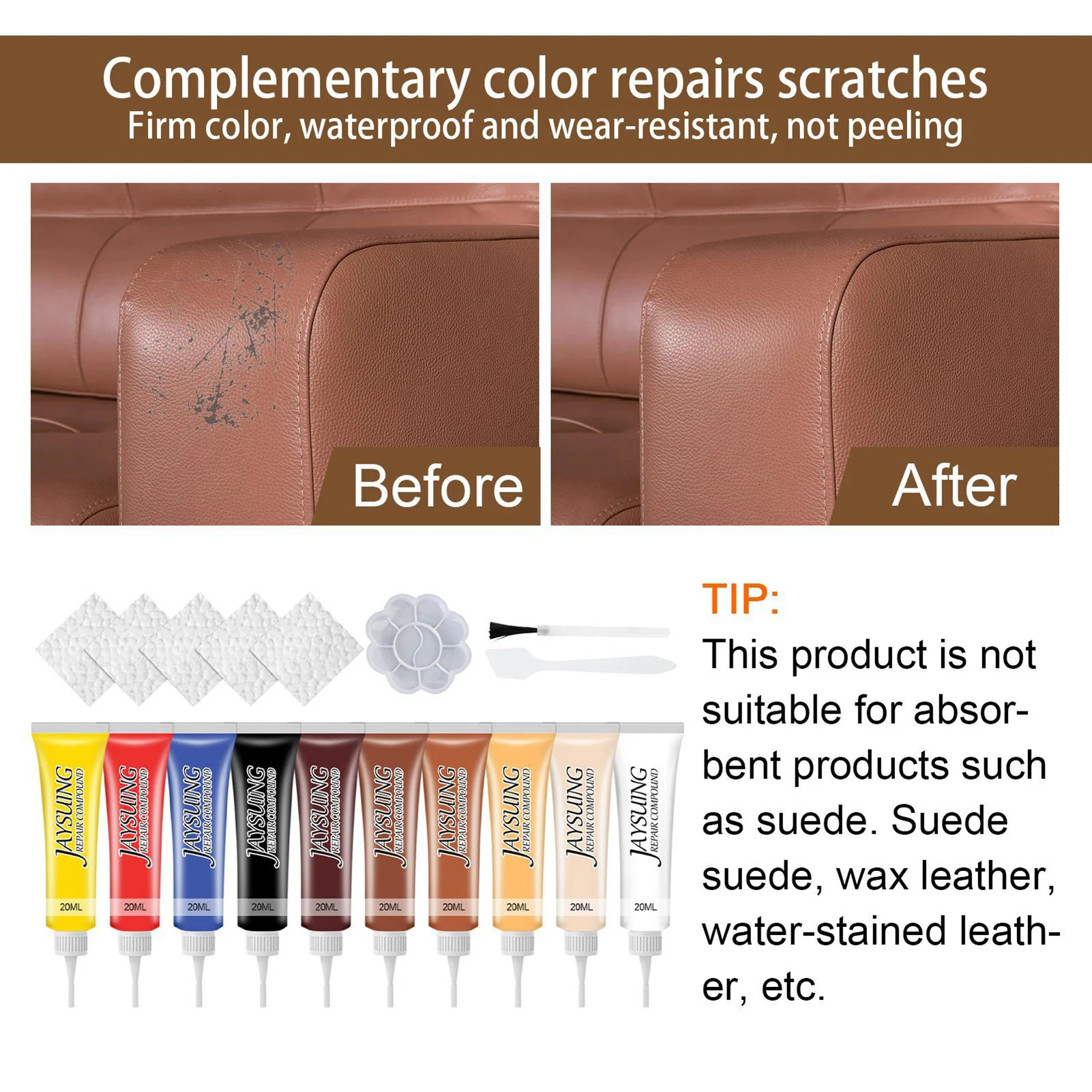 Vinyl And Leather Repair Kit PU Leather Repair Paint Gel For Sofa Scratch Rip Scuffs Tool 10 Colors Repair Kit For Sofa Couches
Vinyl And Leather Repair Kit PU Leather Repair Paint Gel For Sofa Scratch Rip Scuffs Tool 10 Colors Repair Kit For Sofa Couches