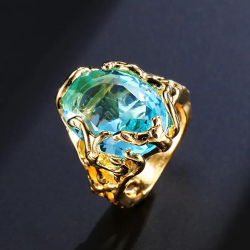 Milangirl Female Big Blue Stone Ring Luxury Retro Wedding Cubic Zirconia Ring Female Fashion Engagement Ring Jewelry
Milangirl Female Big Blue Stone Ring Luxury Retro Wedding Cubic Zirconia Ring Female Fashion Engagement Ring Jewelry