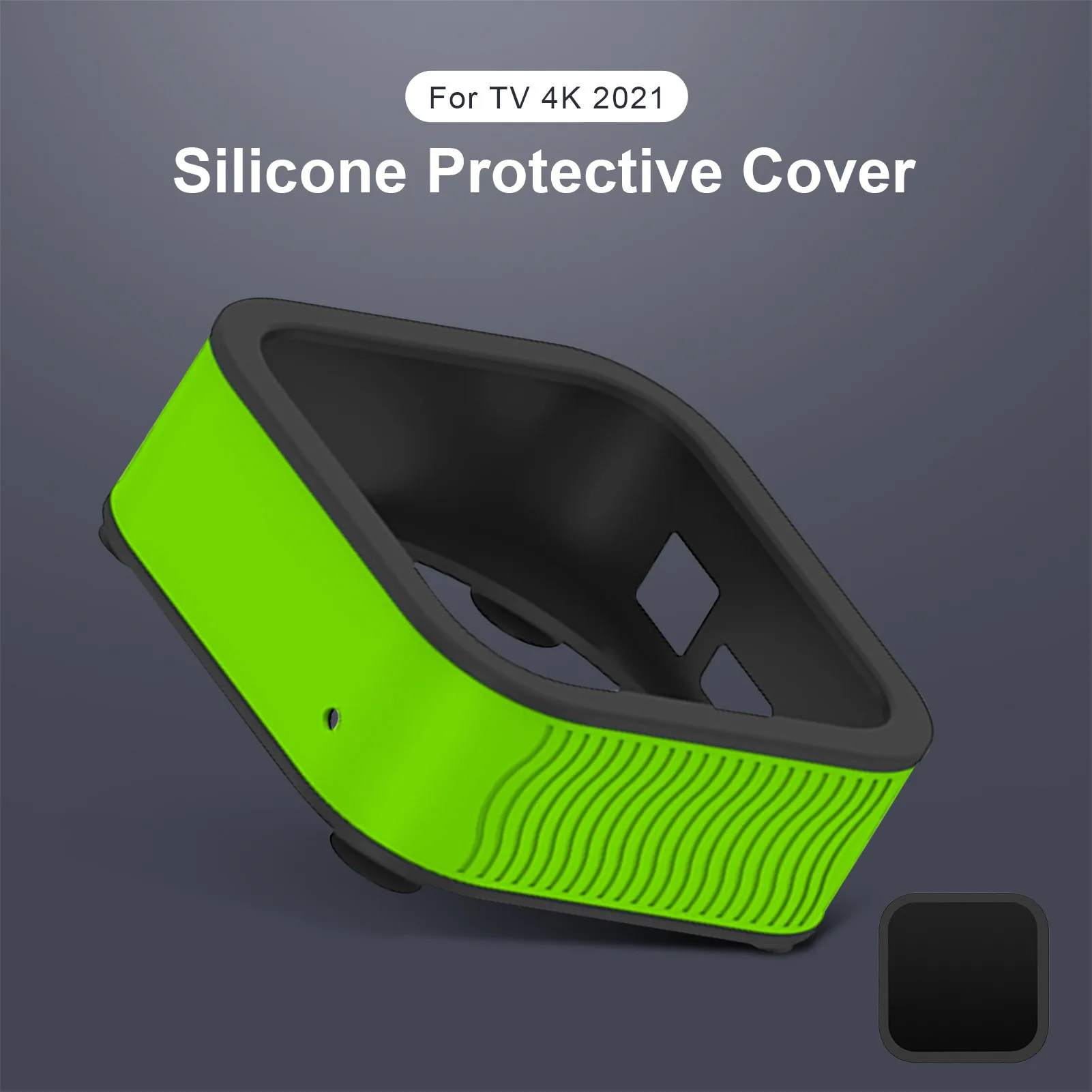New Silicone Protective Case For Apple TV 4K 2021 Protective Case Anti-Slip Dustproof Silicone Shell Box Protective Case 
New Silicone Protective Case For Apple TV 4K 2021 Protective Case Anti-Slip Dustproof Silicone Shell Box Protective Case