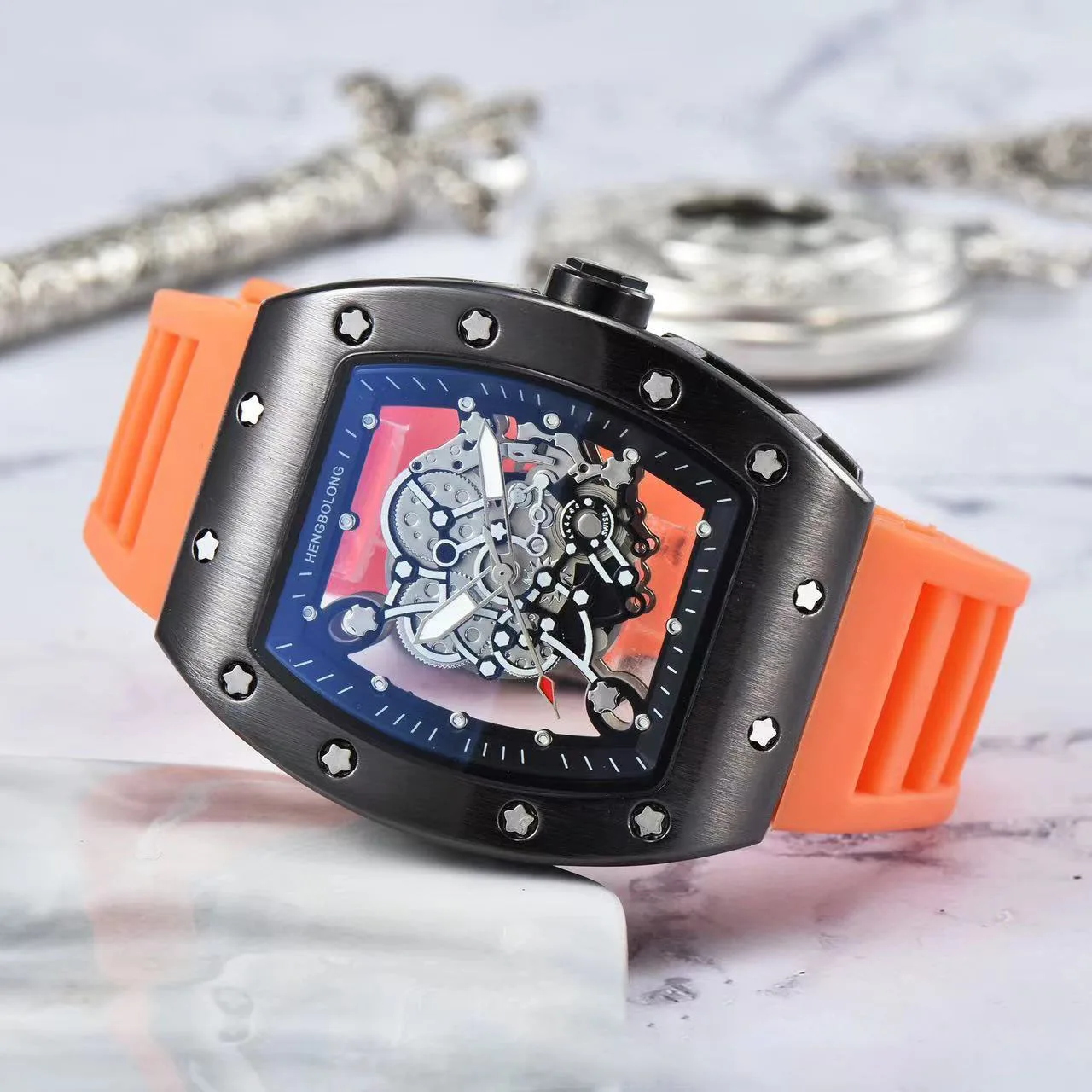 Luxury Top Brand Military Watch Men Hip Hop Unique Design Sports Transparent Watches Male Tonneau Clock Man Relogio Masculino
Luxury Top Brand Military Watch Men Hip Hop Unique Design Sports Transparent Watches Male Tonneau Clock Man Relogio Masculino
