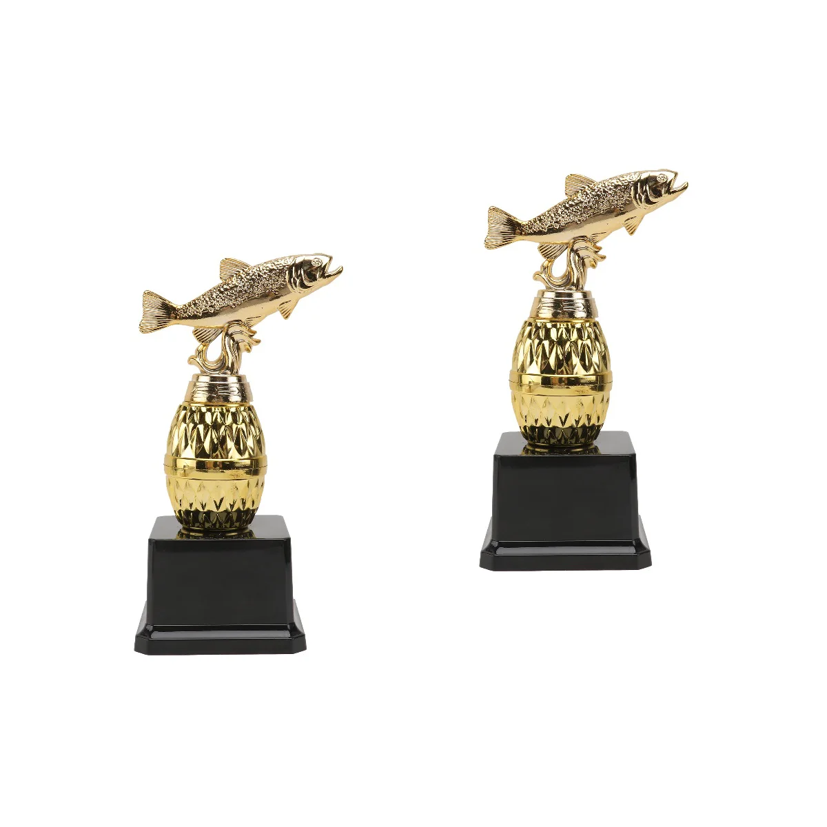 2pcs Kids Party Trophy Creative Award Trophy Plastic Fish Reward Trophy for Competitions (Fish A)
2pcs Kids Party Trophy Creative Award Trophy Plastic Fish Reward Trophy for Competitions (Fish A)